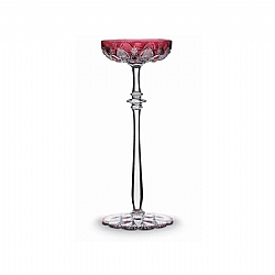 Baccarat   Tabletop   Drinkware - Baccarat Tsar Champagne Coupe Pink