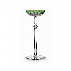 Baccarat   Tabletop   Drinkware - Baccarat Tsar Champagne Coupe Green