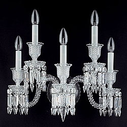 Baccarat   Lighting   Sconces - Baccarat Zenith Sconces 5 Lights