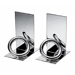 Christofle   Home Decor   Desk Accessories - Christofle Vertigo Bookend Set of 2 pieces