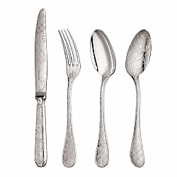 Christofle   Tabletop   Flatware - Christofle Sterling Jardin D'eden 5 piece place setting