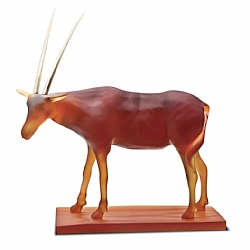 Daum   Home Decor   Figurines - Daum Lahlou Hicham Large amber Oryx