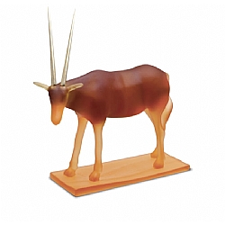 Daum   Home Decor   Figurines - Daum Lahlou Hicham Small amber Oryx