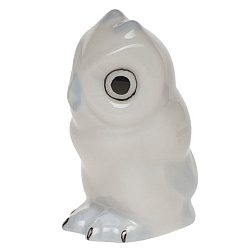 Herend   Animals   Birds - Herend Owl Miniature White