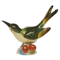 Herend   Animals   Birds - Herend Colibri White