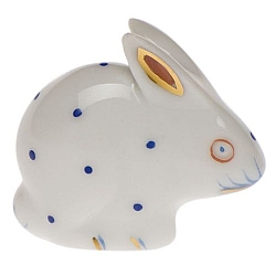 Herend   Animals   Rabbits - Herend Polka Dot Rabbit Multicolor