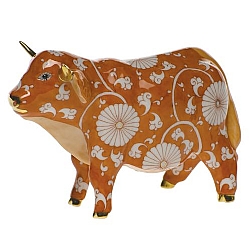 Herend   Animals   Farm - Herend Ox Multicolor