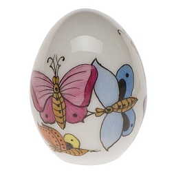 Herend   Animals   Farm - Herend Miniature Egg Multicolor