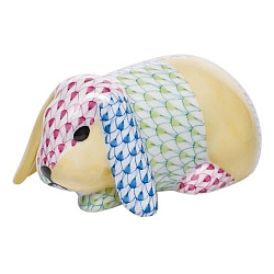 Herend   Animals   Rabbits - Herend Lop Ear Bunny Multicolor