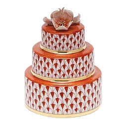 Herend   Home Decor   Accessories - Herend Wedding Cake Rust