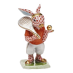 Herend   Animals   Rabbits - Herend Tennis Bunny Rust