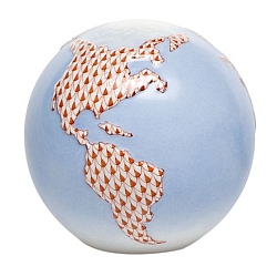 Herend   Home Decor   Accessories - Herend Globe Rust