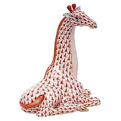 Herend   Animals   Wildlife - Herend Giraffe Rust