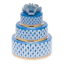 Herend   Home Decor   Accessories - Herend Wedding Cake Blue