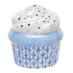 Herend   Home Decor   Accessories - Herend Cupcake Blue