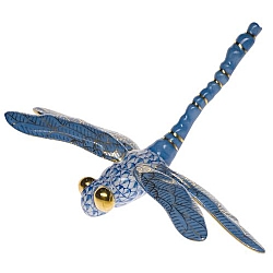 Herend   Animals   Little Animals - Herend Dragonfly Blue