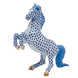 Herend   Animals   Horse - Herend Prancing Horse Sapphire