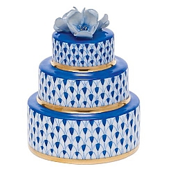 Herend   Home Decor   Accessories - Herend Wedding Cake Sapphire