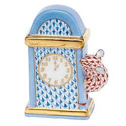 Herend   Animals   Little Animals - Herend Hickory Dickory Dock Multicolor