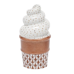 Herend   Home Decor   Accessories - Herend Ice Cream Cone Chocolate