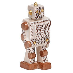 Herend   Home Decor   Accessories - Herend Toy Robot Chocolate