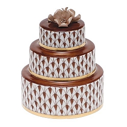 Herend   Home Decor   Accessories - Herend Wedding Cake Chocolate