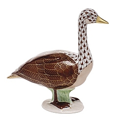 Herend   Animals   Birds - Herend Canada Goose Chocolate