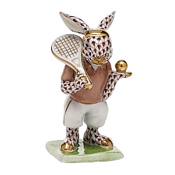 Herend   Animals   Rabbits - Herend Tennis Bunny Chocolate