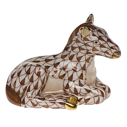 Herend   Animals   Horse - Herend Miniature Horse Chocolate