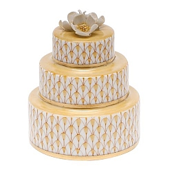 Herend   Home Decor   Accessories - Herend Wedding Cake Butterscotch