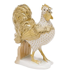 Herend   Animals   Farm - Herend Kc 2015 Henry The Rooster Butterscotch