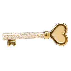 Herend   Home Decor   Accessories - Herend Key To My Heart Butterscotch