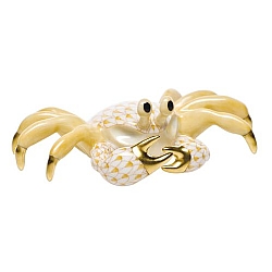 Herend   Animals   Aquatic - Herend Ghost Crab Butterscotch