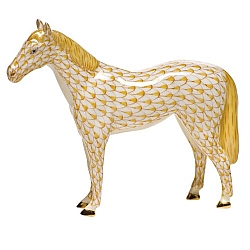 Herend   Animals   Horse - Herend Small Horse Butterscotch