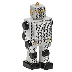 Herend   Home Decor   Accessories - Herend Toy Robot Bllack