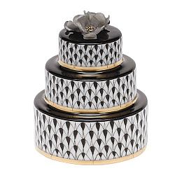 Herend   Home Decor   Accessories - Herend Wedding Cake Black