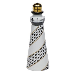 Herend   Home Decor   Accessories - Herend Lighthouse Black