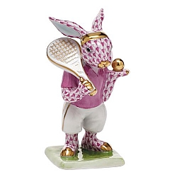 Herend   Animals   Rabbits - Herend Tennis Bunny Raspberry