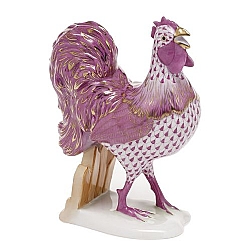 Herend   Animals   Farm - Herend Kc 2015 Henry The Rooster Raspberry