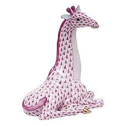 Herend   Animals   Wildlife - Herend Giraffe Raspberry