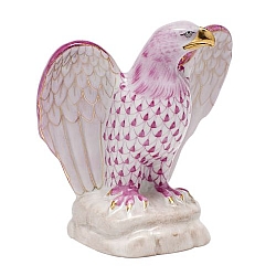 Herend   Animals   Birds - Herend Eagle Raspberry