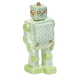 Herend   Home Decor   Accessories - Herend Toy Robot Green