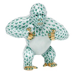 Herend   Animals   Wildlife - Herend Gorilla Green