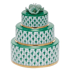 Herend   Home Decor   Accessories - Herend Wedding Cake Green