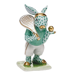 Herend   Animals   Rabbits - Herend Tennis Bunny Green