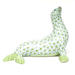 Herend   Animals   Aquatic - Herend Sea Lion Key lime