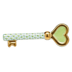 Herend   Home Decor   Accessories - Herend Key To My Heart Key lime