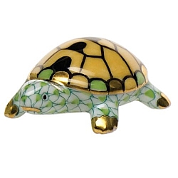 Herend   Animals   Aquatic - Herend Tiny Turtle Key lime