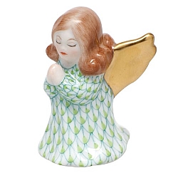 Herend   Home Decor   Figurines - Herend Small Praying Angel Key lime