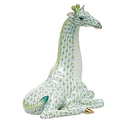 Herend   Animals   Wildlife - Herend Giraffe Key lime